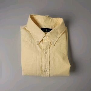 RALPH LAUREN shirt -2XL/TTG- Button-Down Long Sleeve Dress shirt Butter Yellow
